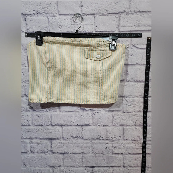 ZARA lightweight striped bandeau-style sleeveless top Size X-Large NEW - Picture 1 of 13